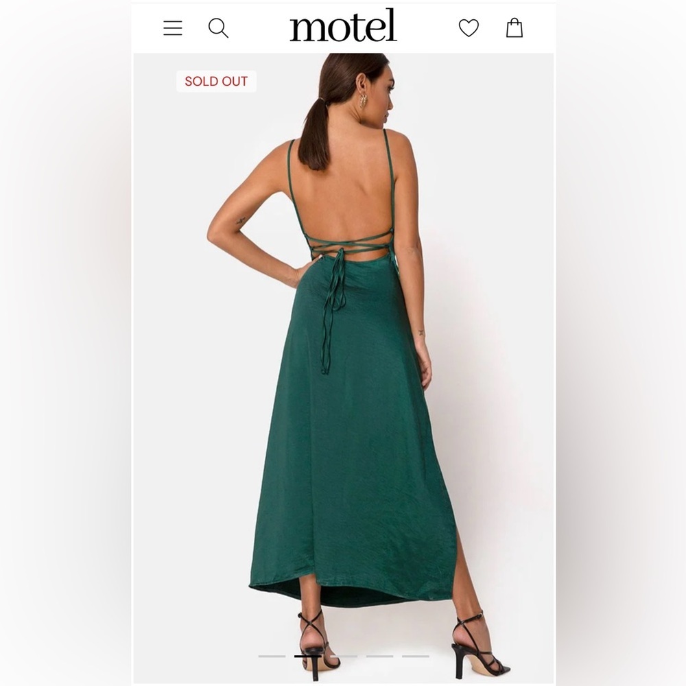 Urban Outfitters Green Maxi Dress brand is Motel - Picture 5 of 11